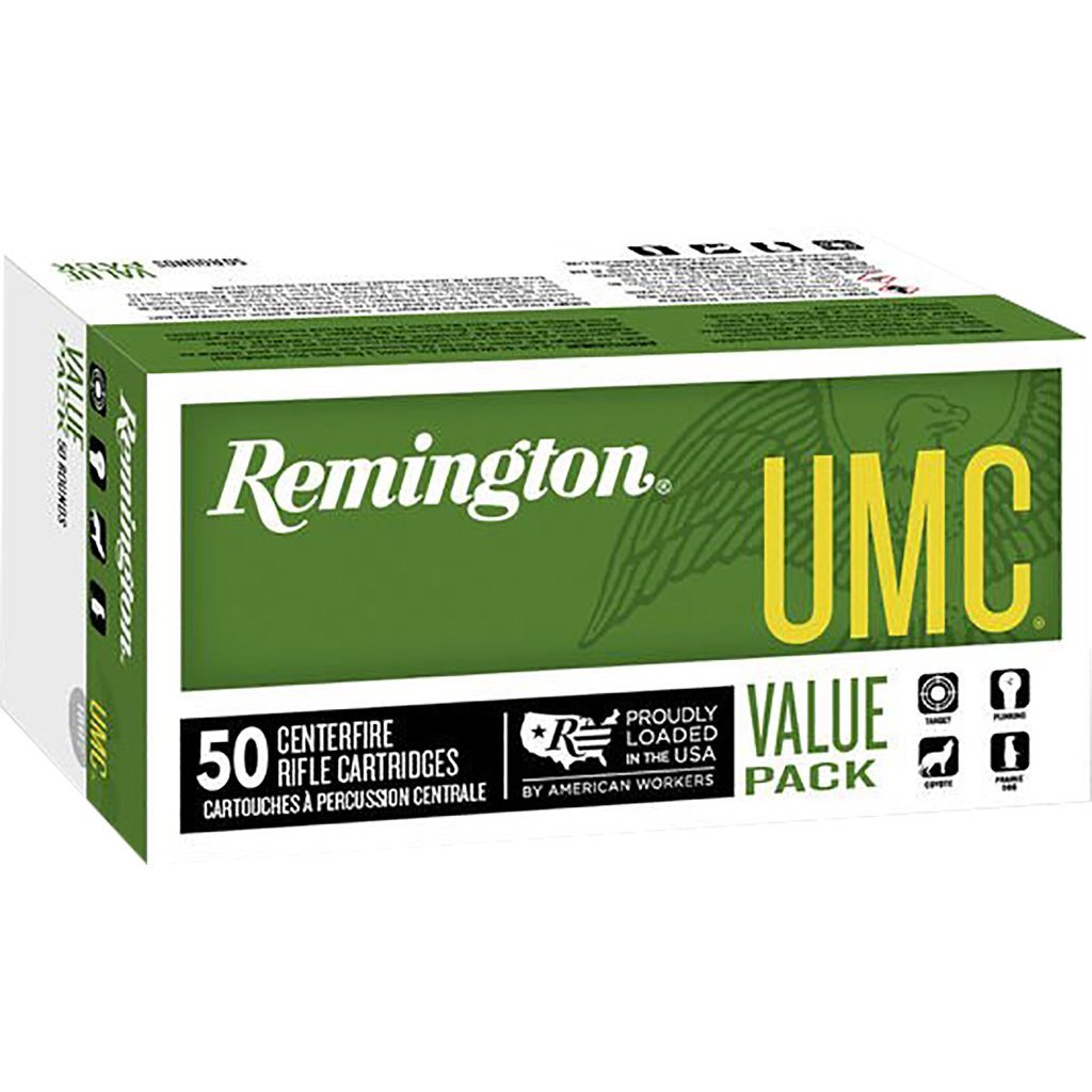 Remington UMC 223 Rem 50-grain Jacketed Hollow Point ammunition