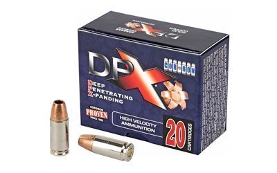 COR-BON DPX 9mm Luger 115-grain solid copper DPX ammunition