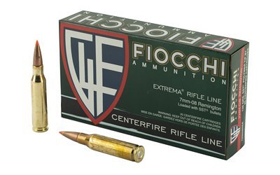 Fiocchi Hyperformance 7mm-08 Rem 139-grain SST Hornady Super Shock Tip ammunition