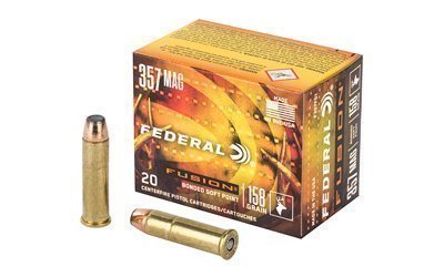 Federal Fusion .357 Magnum 158-grain Fusion Soft Point ammunition