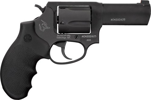 TAURUS 605 357MAG 3" NIGHT - SIGHT 5-SHOT OXIDE RUBBER GRP