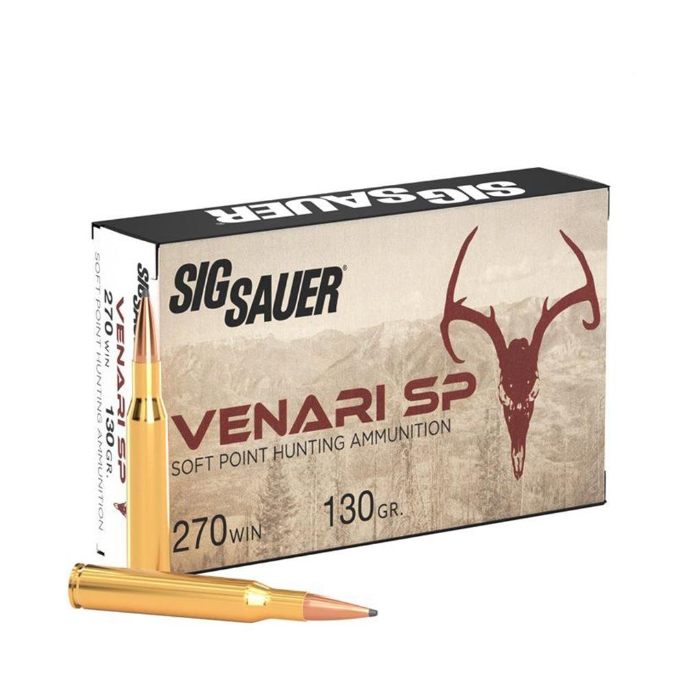 Sig Sauer Venari .270 Winchester 130-grain Soft Point ammunition