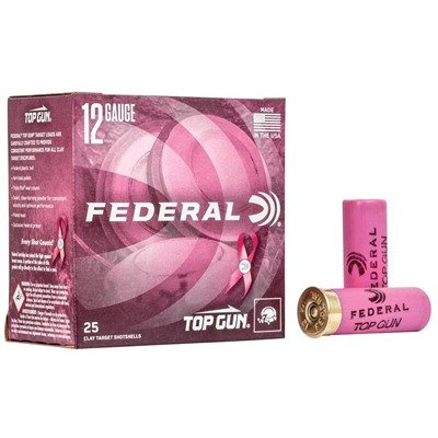 Federal Top Gun Pink Edition 12 Gauge 1 1/8 oz #8 lead shot 25rd