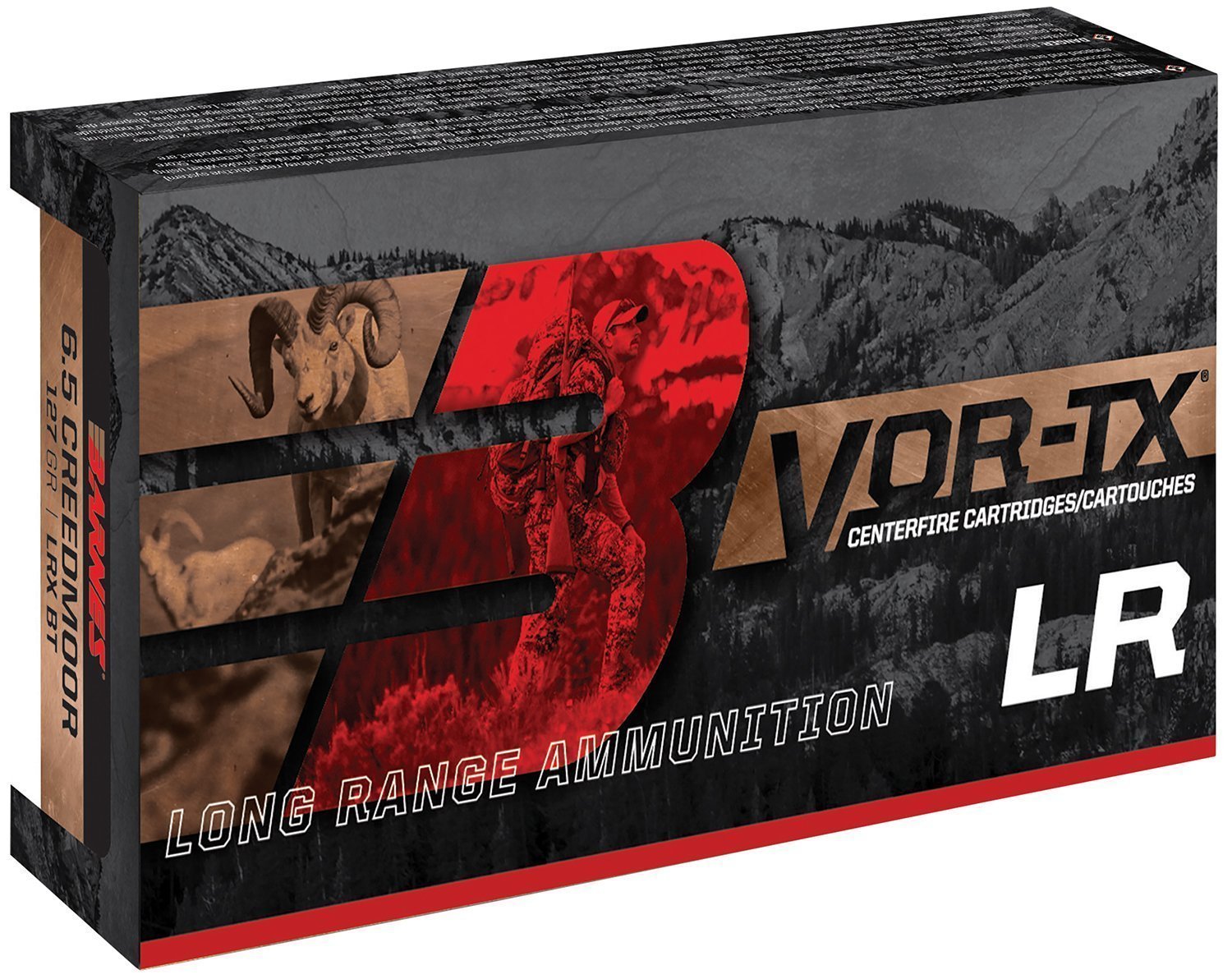 Barnes VOR-TX Long Range 270 Winchester 129-grain LRX Boat Tail ammunition