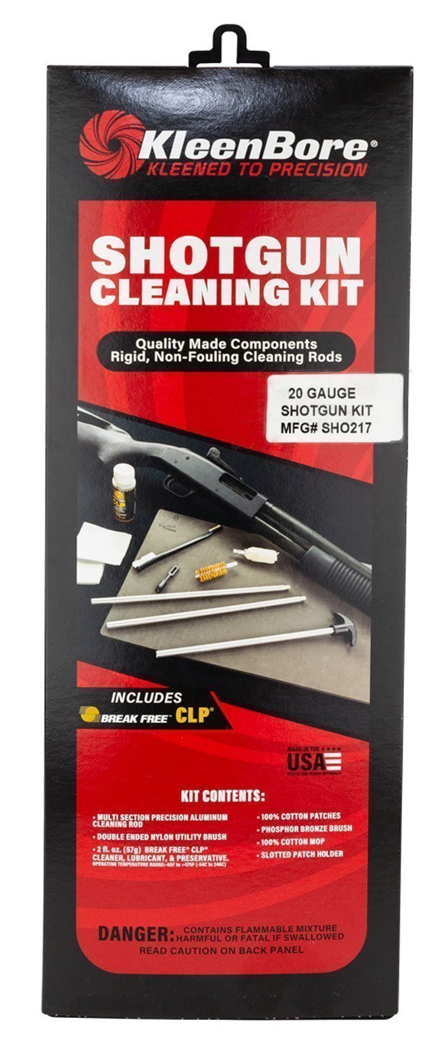 KleenBore SHO217 Classic Cleaning Kit 20 Gauge Shotgun