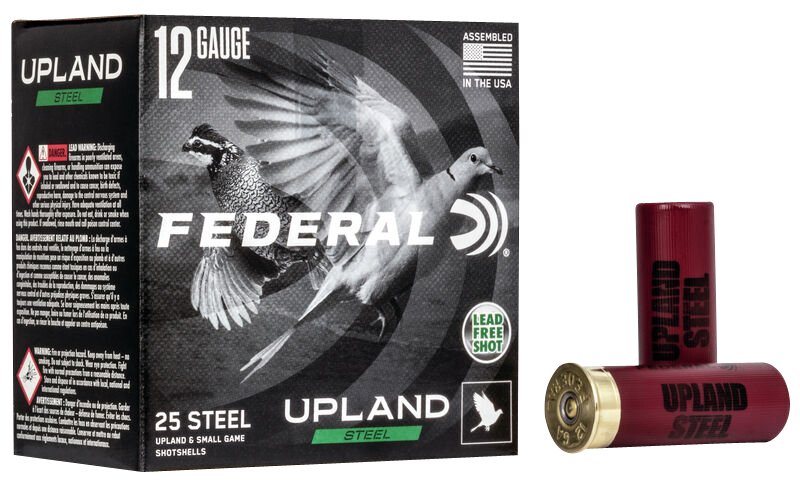 Federal Upland Steel 12 Gauge 2-3/4" 1 oz #6 steel shot ammunition