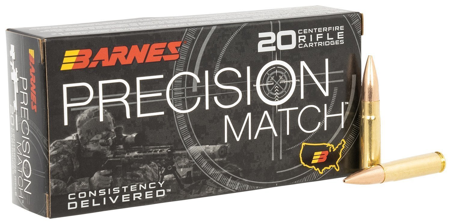 Barnes Precision Match 300 AAC Blackout 220-grain match ammunition 20rd box