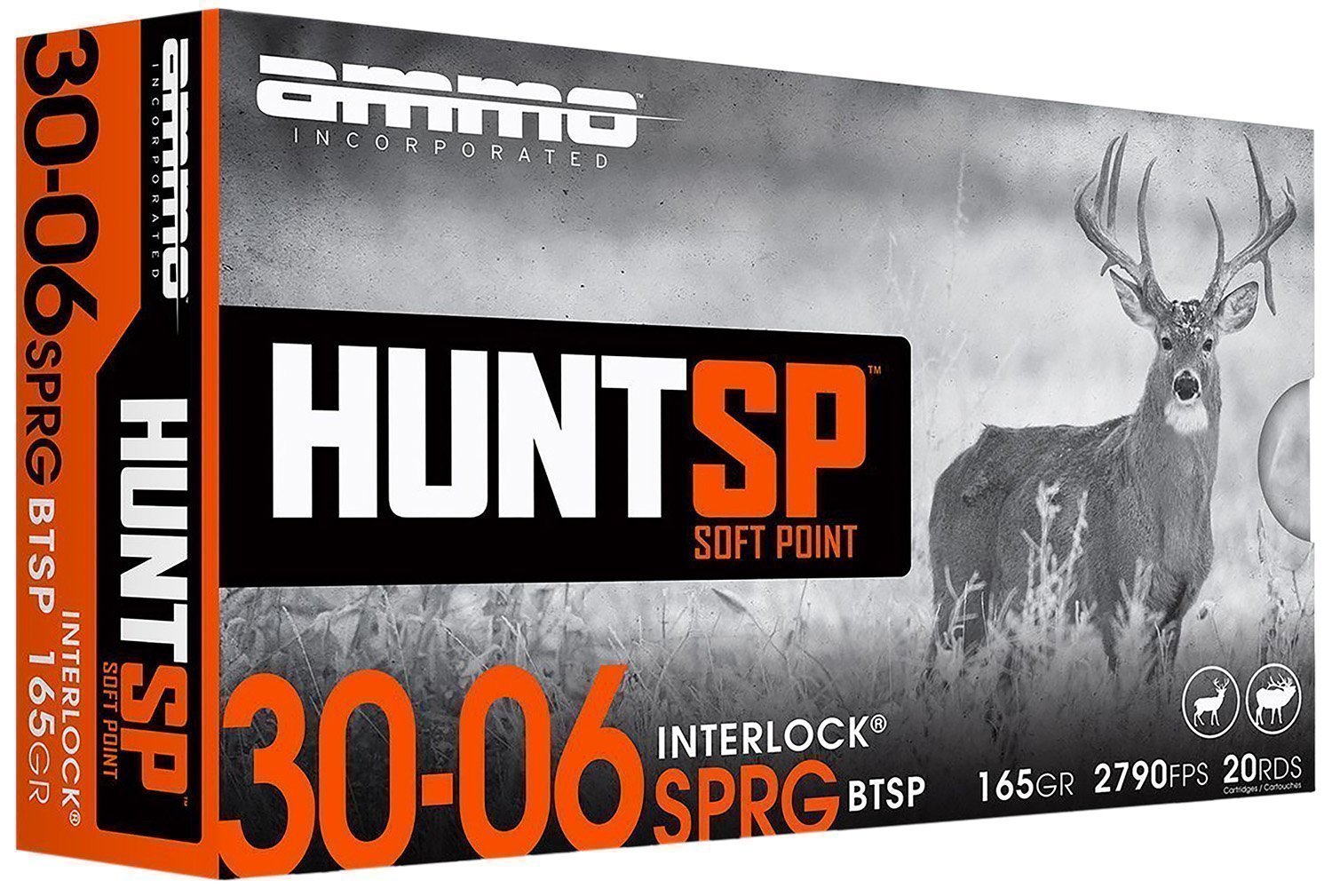 Ammo Inc Hunt SP .30-06 Springfield 165-grain Soft Point ammunition
