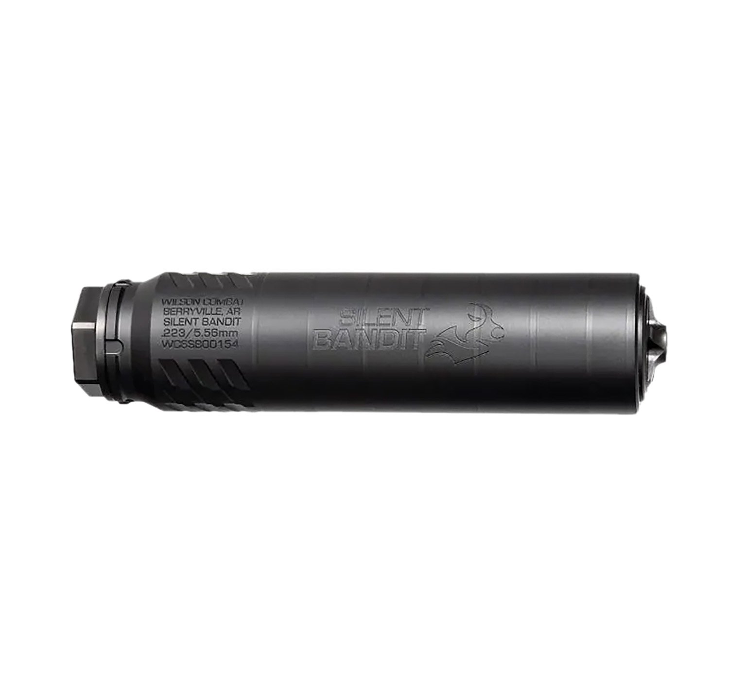 Wilson Combat Silent Bandit suppressor 6.8mm (.277) 5/8x24 black nitride