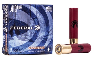 Federal Power-Shok 410 Bore 109-grain Rifled Hollow Point Slug ammunition