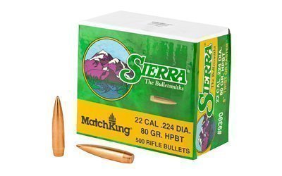 SIERRA MATCHKING .224 80GR 500CT