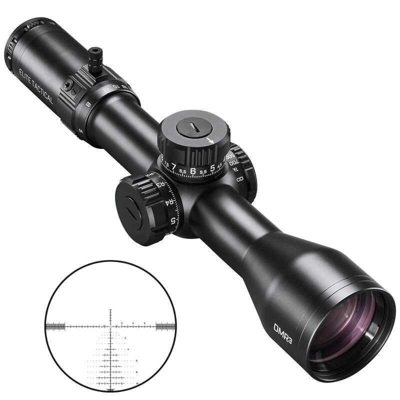 Bushnell Elite Tactical DMR3 3.5-21x50mm 34mm FFP rifle scope G4P reticle