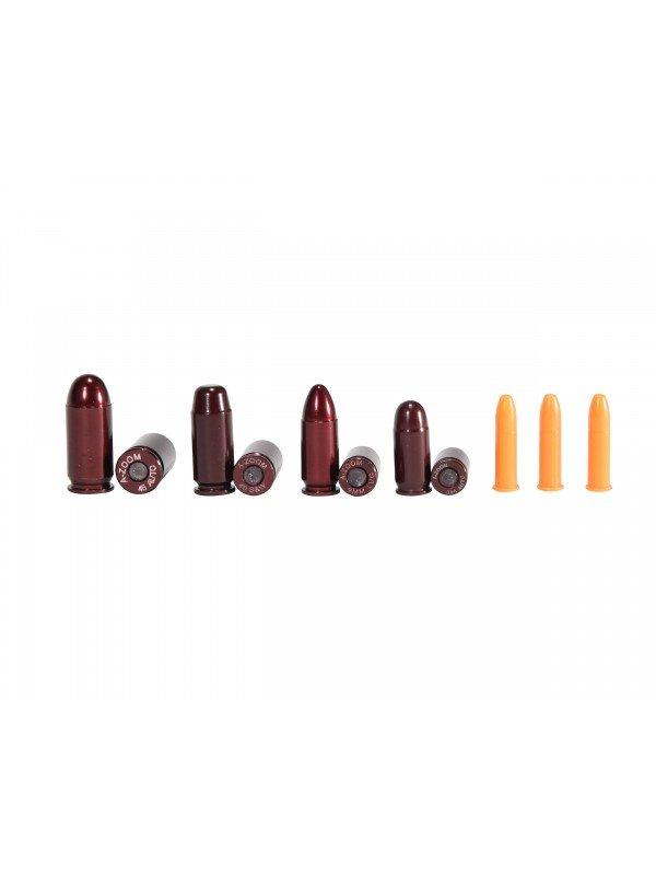 A-Zoom Metal Snap Caps Variety Pack .22LR .380 9mm .40 S&W .45 ACP 11-Pack