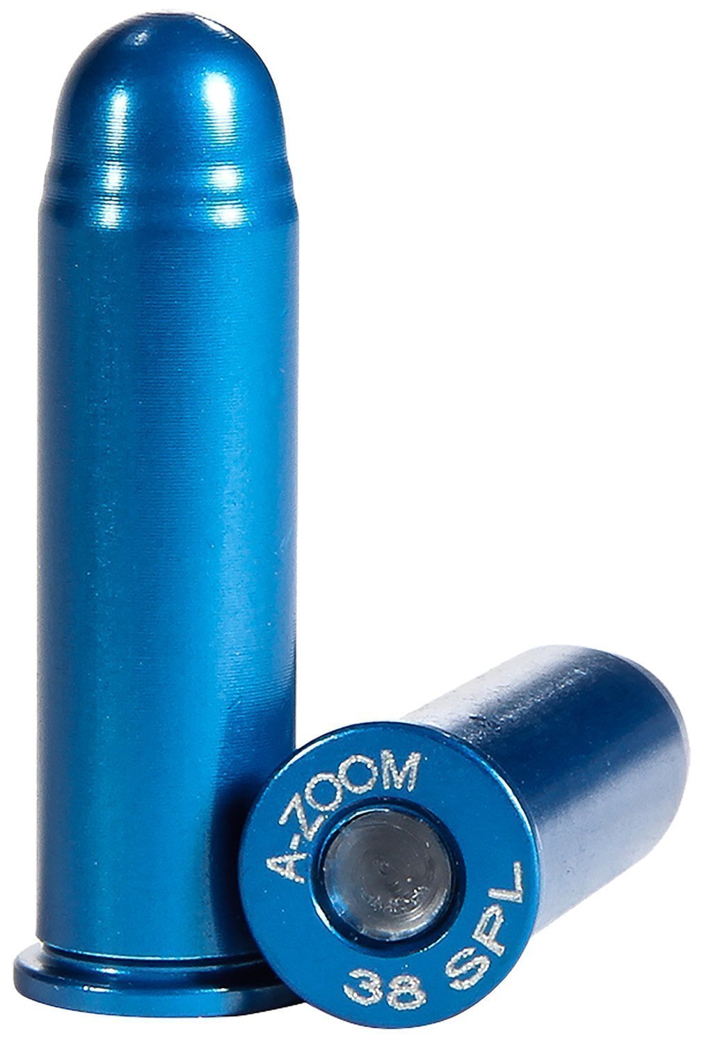 A-Zoom Snap Caps .38 Special 12-Pack Blue aluminum dummy rounds