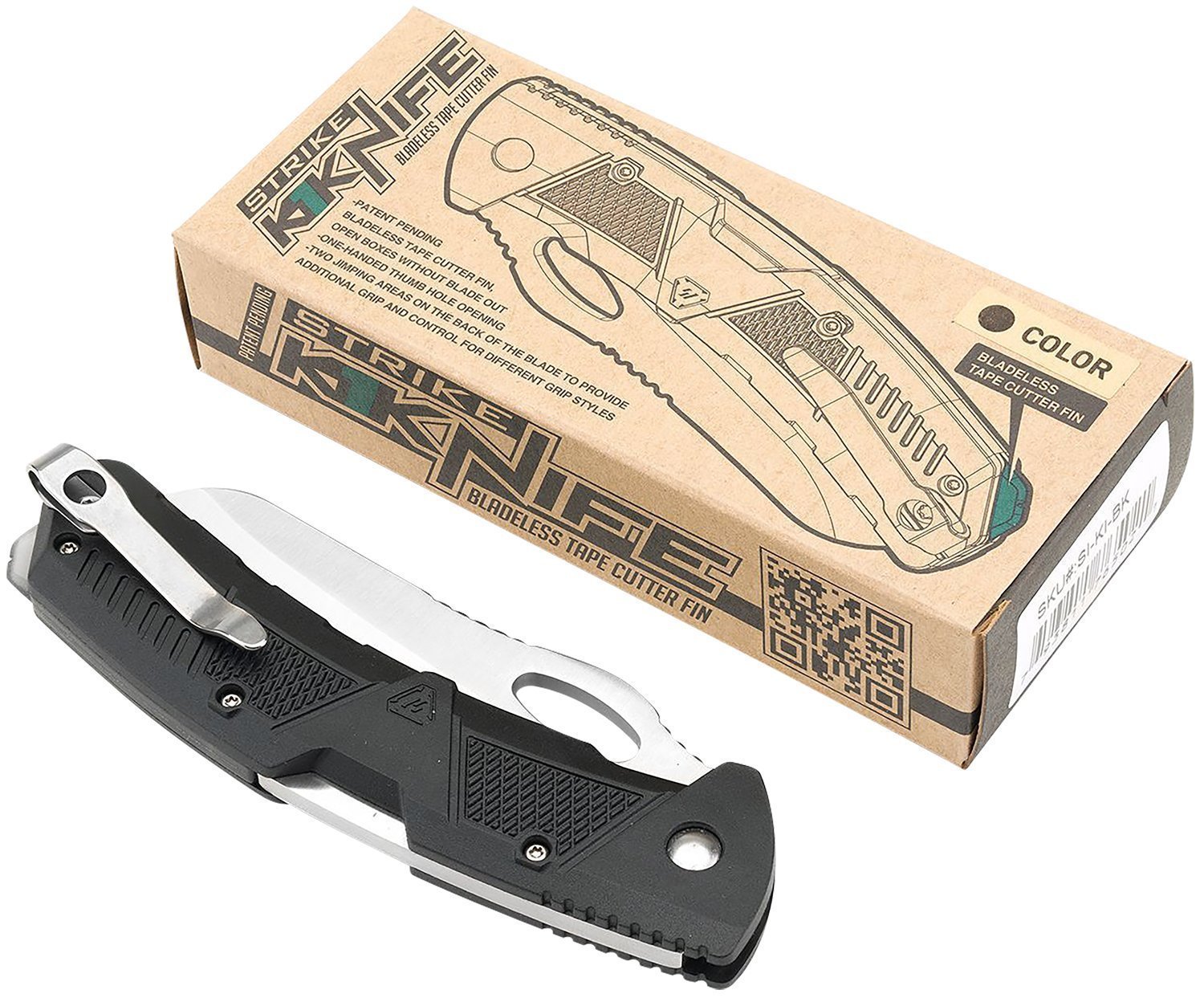 Strike Industries K1BK K1 folding knife 3.51-inch blade
