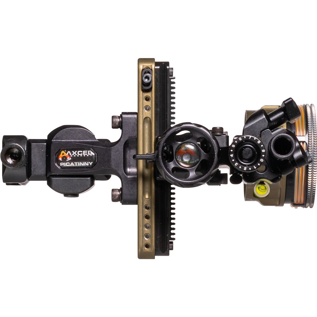 Axcel LANDSLYDE Picatinny Slider Sight Tac. BH AVX-41 Ranger DBL Pin .019 Gr./Red Fiber - Image 2