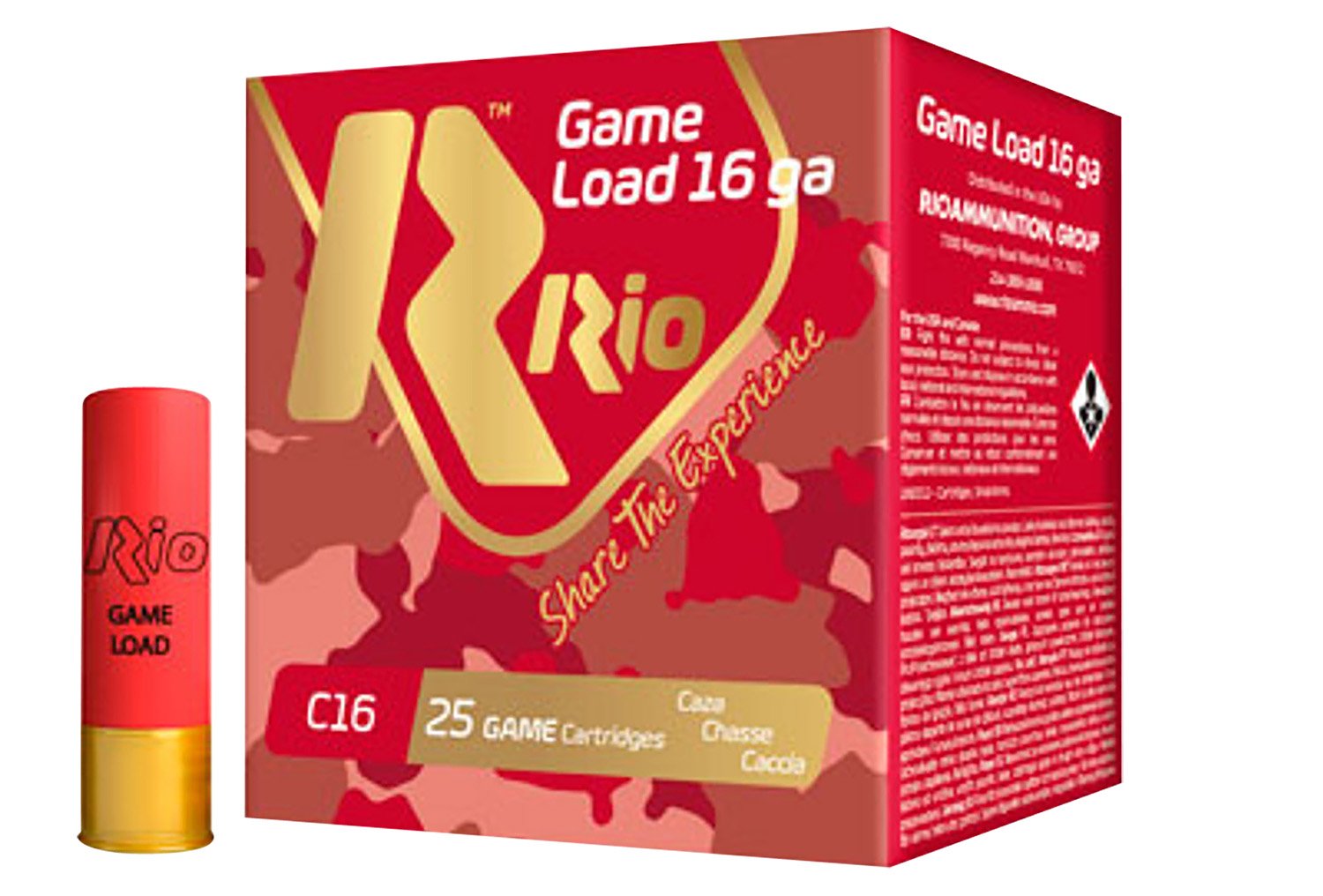 Rio Ammunition RCHV1675 Game Load 16 Gauge 2.75 inch 1 1/8 oz 7.5 shot