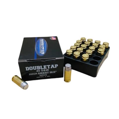 Double Tap Hardcast Solid .40 S&W 200 gr hardcast solid ammunition