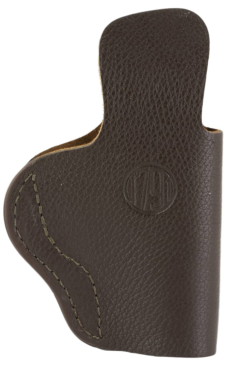 1791 Gunleather FCD4BRWL Fair Chase IWB Size 04 Brown Leather Deer Hide Belt Clip Fits Glock 17/19 Left Hand