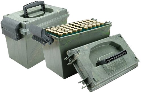 MTM Case-Gard SD1001209 Shotshell Dry Box  12 Gauge Shotgun Wild Camo Polypropylene 100rd
