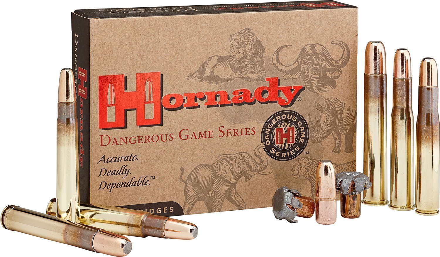 Hornady 82381 Dangerous Game  404Jeffery 400gr DGX Bonded 20 Per Box/6 Case