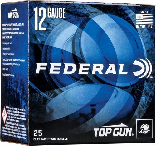 FEDERAL TOP GUN 12GA 1-1/8OZ - #7.5 1200FPS 250RD CASE LOT