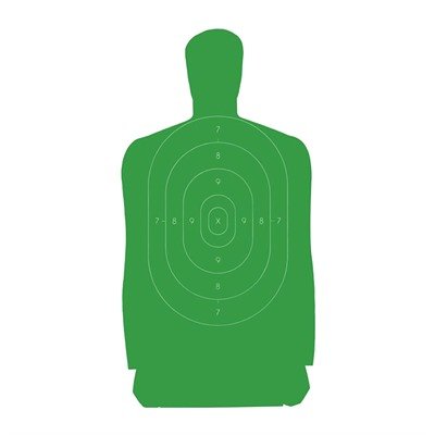 B27FSA SILHOUETTE GREEN PAPER TARGETS 24X45''  100PK