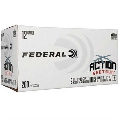 ACTION SHOTGUN 12 GAUGE 2.75'' 1-1/8OZ #7.5 1235 FPS 200/BOX