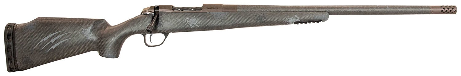 Fierce Firearms FCRG7PRC24TP Carbon Rage  Full Size 7mm PRC 3+1 24" Black C3 Carbon Fiber Barrel, Tungsten Gray Cerakote Steel Receiver, Phantom Camo Stock, Right Hand