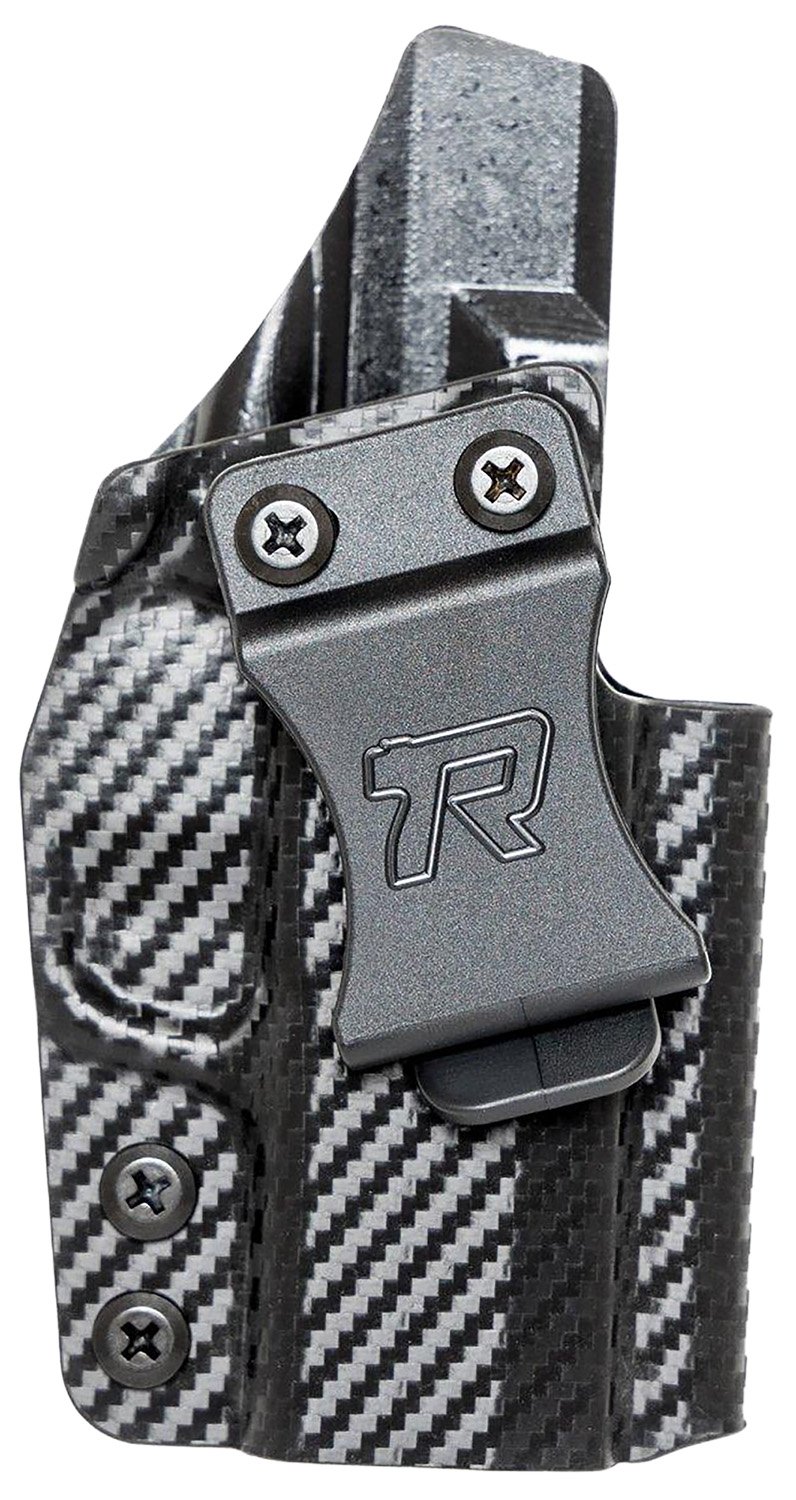 Rounded Gear SWNMPSHIELDCFRHVAR Kydex IWB Black Kydex Fits S&W M&P 9/40 Belt Clip Right Hand