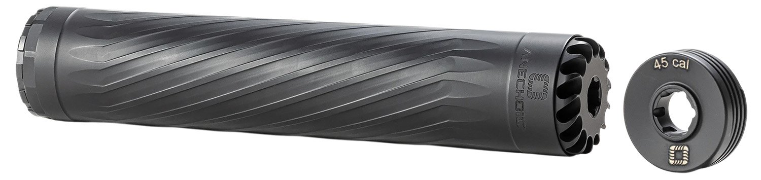 Anechoic X45LB Anechox 45L 45/454Casull/458Mag 1.62" Black Titanium/Stainless Steel 5/8"x24