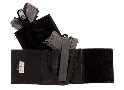 Galco CAB2M Cop Ankle Band Size Medium Black Neoprene Velcro Compatible w/Sig P365/Glock 42/Ruger LCP II Right Hand