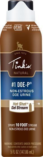TINKS DEER LURE #1 DOE-P NON - ESTRUS HOT SHOT GEL 5OZ. AERO