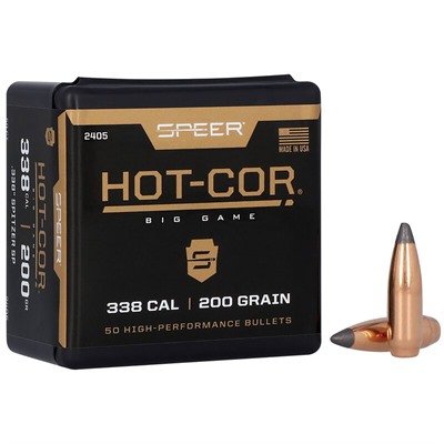 SPEER BULLET 338CAL .338 200GR SP SPITZER