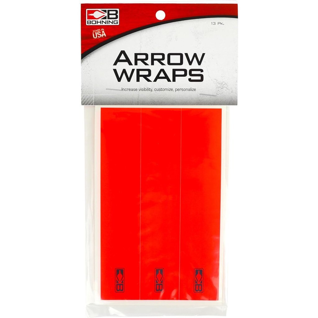Bohning Arrow Wraps Small diameter 5.5 in. Neon Red 13 pk. - Image 2