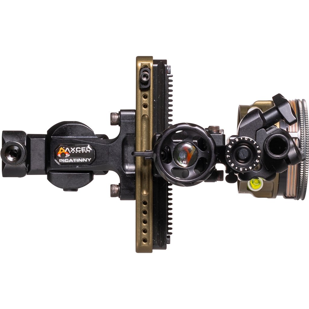 Axcel LANDSLYDE Picatinny Slider Sight Tac. BH AVX-41 Ranger DBL Pin .010 Gr./Red Fiber - Image 2