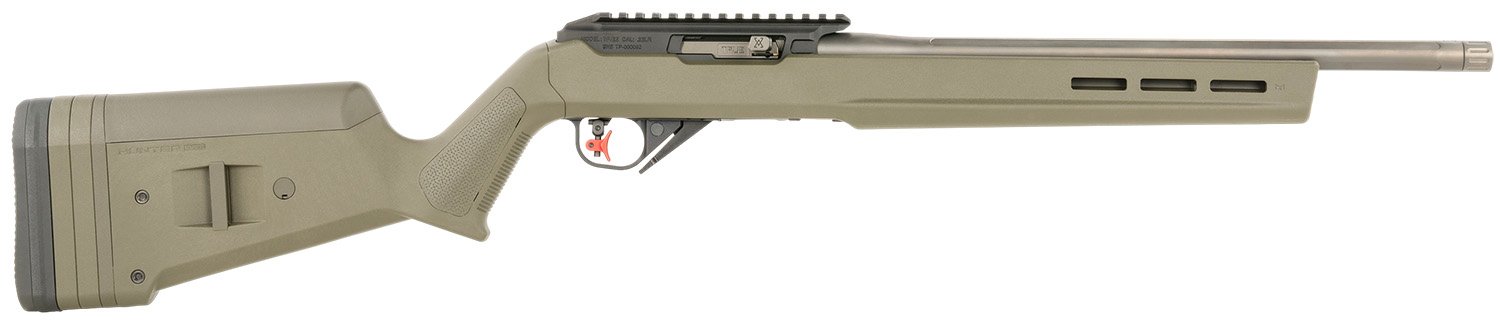 True Precision Inc TP1022GRNBLSSA TP/22  22 LR 16" Match Grade Barrel, Picatinny Rail Aluminum Receiver, M-LOK Forend, Magpul Hunter X-22 Polymer Stock