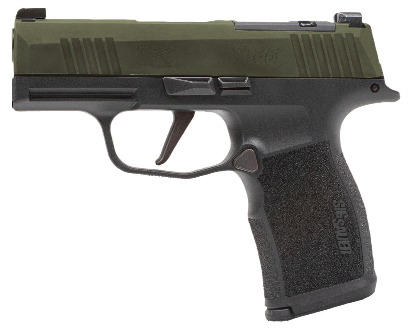 Sig Sauer 365X9GXR3P P365X  Micro Compact Frame 9mm Luger 12+1 3.10" Stainless Steel Optic Ready/Serrated Slide, Stainless Steel Frame w/Accessory Rail, RMSc Footprint