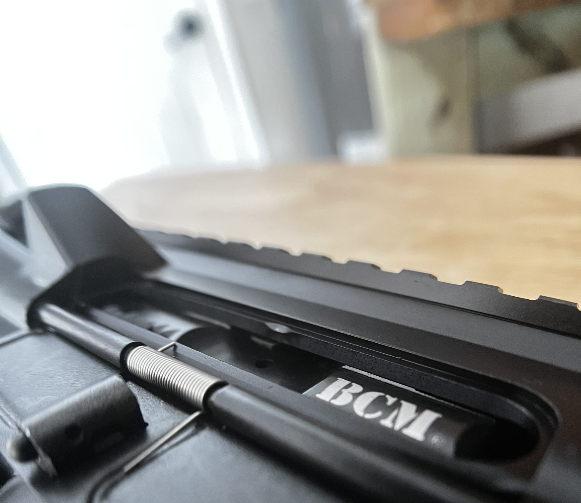 Close up of BCM