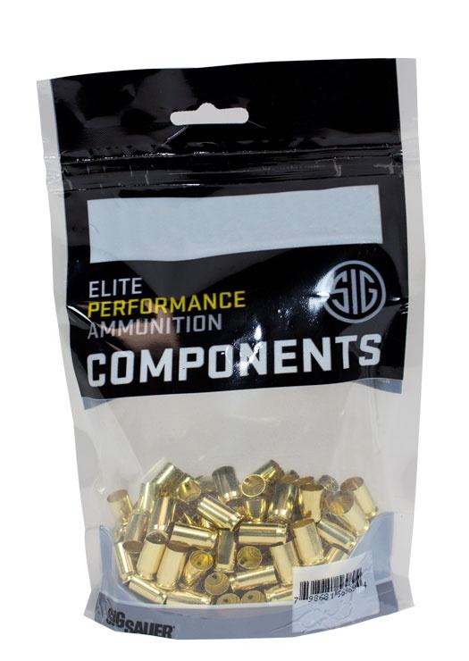 Sig Sauer Unprimed Handgun Brass Cartridge Cases 10mm Auto 100/ct