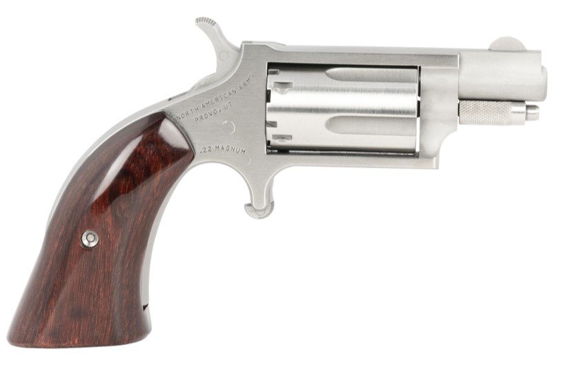 Mini-Rev 22 Mag 1 1/8" SS/Wd Boot Grip 5-rd