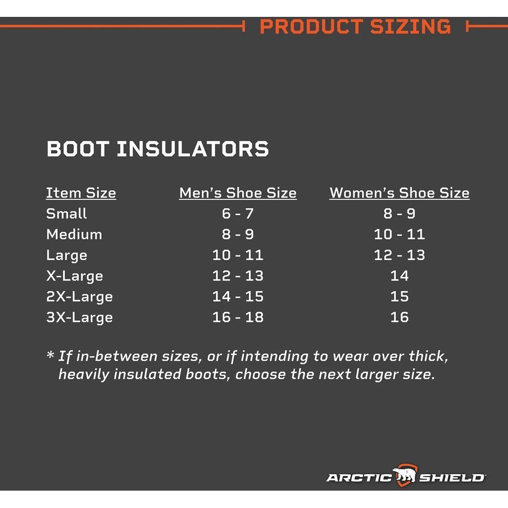Arctic Shield Boot Insulators Realtree APX Medium (8-9) - Image 2