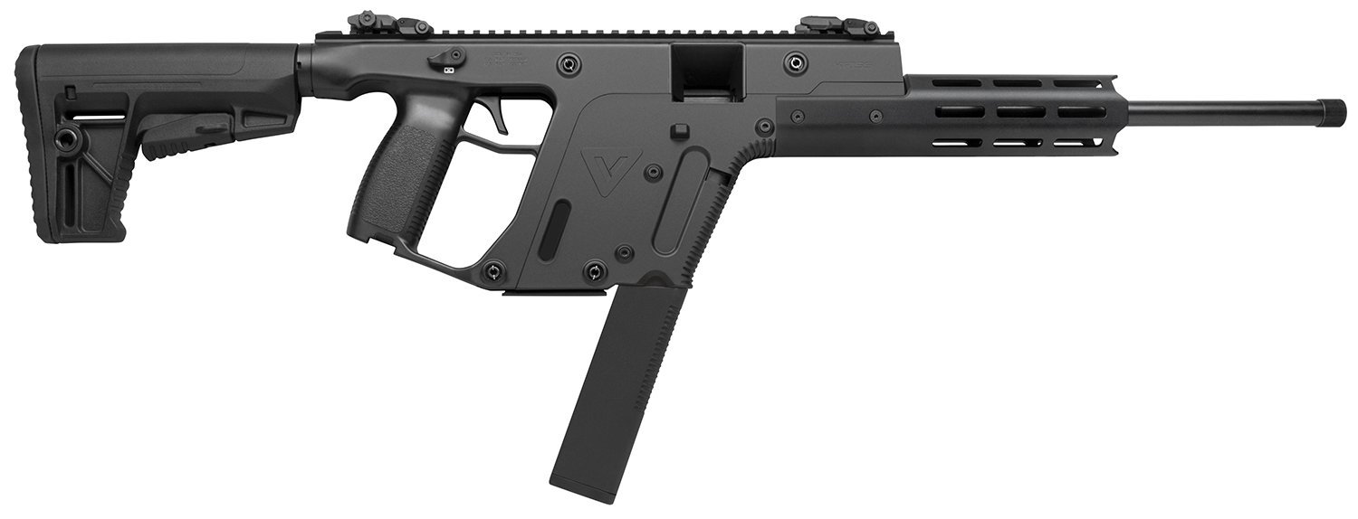 Kriss USA KV22CBL03 Vector CRB G2 Full Size 22 LR 30+1 16" Black Nitride Threaded Barrel, Black 1:10" Aluminum Receiver, M-LOK Handguards, Black Synthetic 6 Position Stock