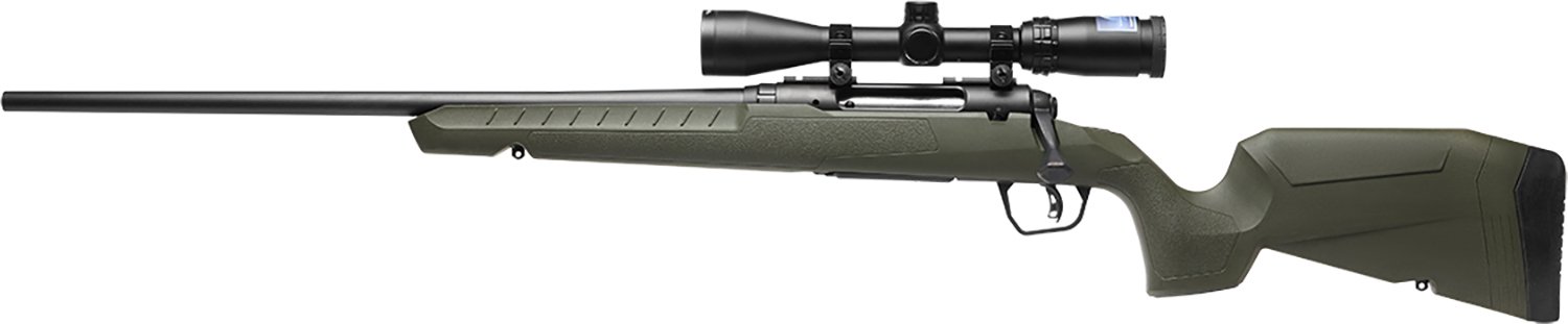 Savage Arms 32185 Axis 2 XP Combo Full Size 6.5 Creedmoor 4+1 22" Black Sporter Barrel, Black Carbon Steel Receiver Drilled & Tapped, OD Green Fixed Synthetic Stock, Weaver 3-9x40mm Scope, Left Hand
