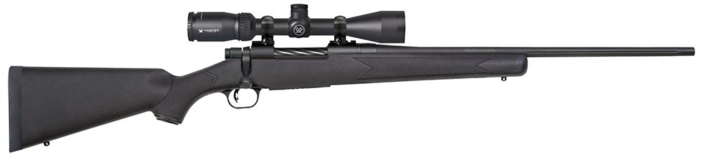 Mossberg 27935 Patriot Bolt 30-06 Springfield 5+1 22" Black Synthetic Stock Blued Right Hand Vortex Crossfire II 3-9x40mm Fluted Barrel