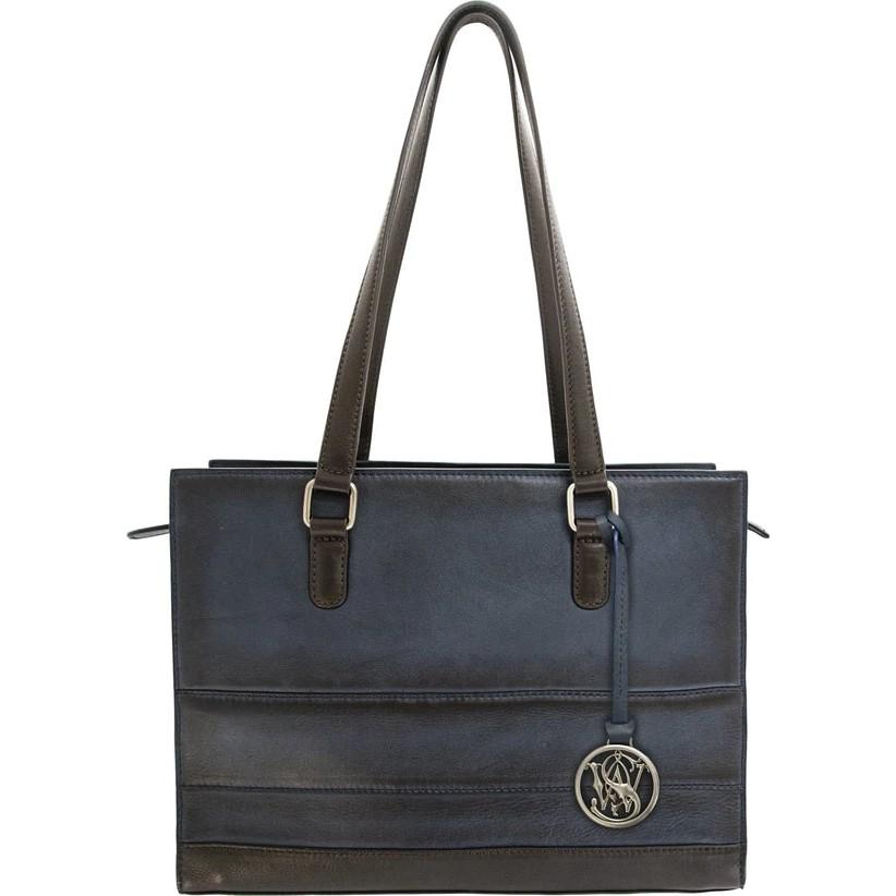 Smith & Wesson Structured Handbag Concealed Carry Purse Blue