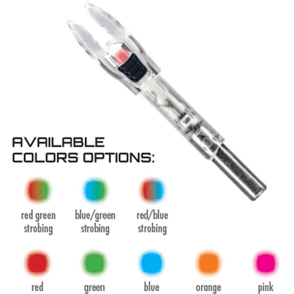 Nockturnal G Nock Shift Lighted Nocks Strobing Blue/Green 3 pk.