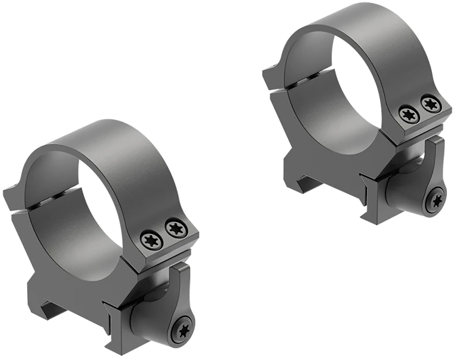 Leupold 174076 QRW2 Cross-Slot Scope Ring Set Matte Black Steel 30mm Tube Medium Quick Release Picatinny/Weaver