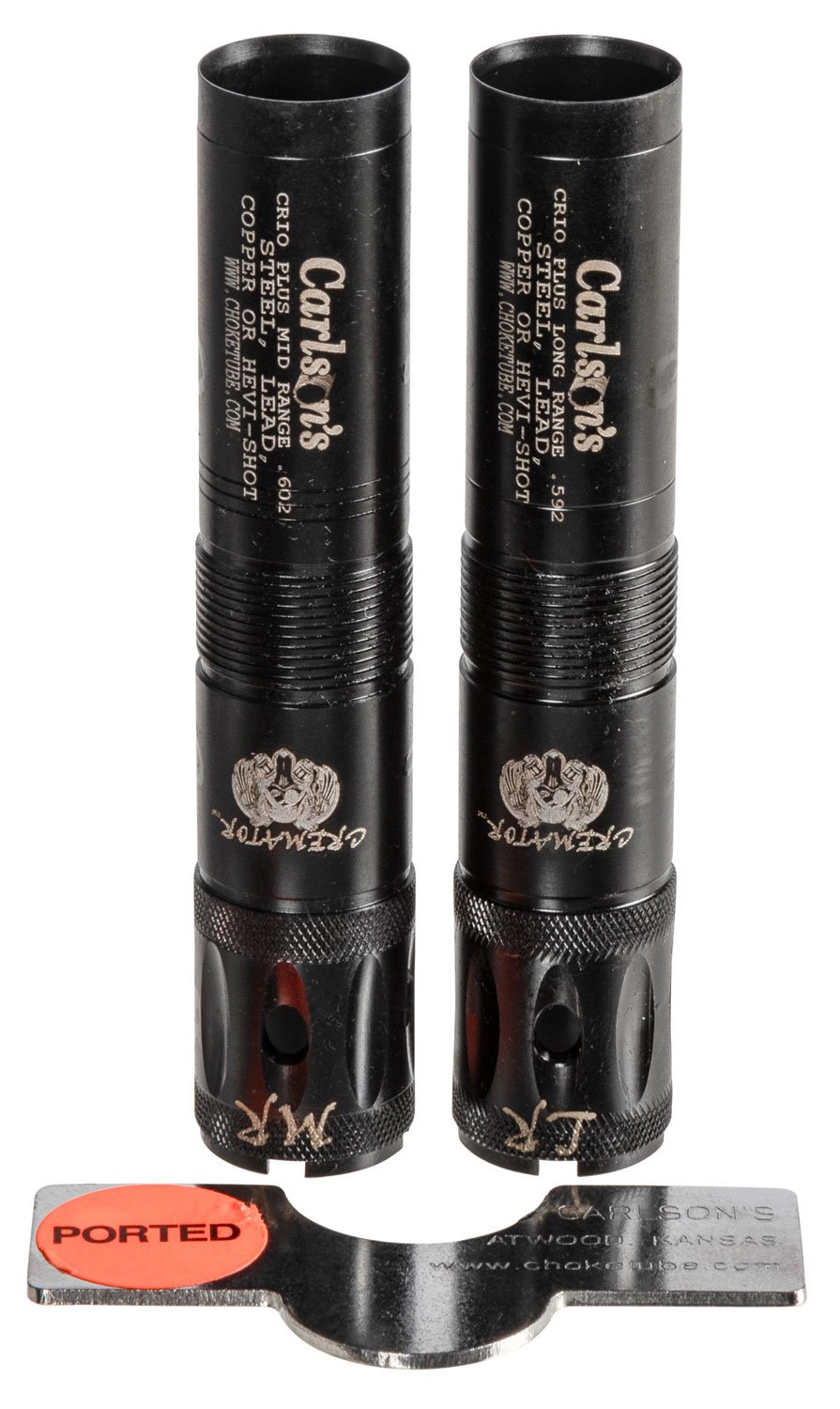 Carlson's Choke Tubes 11490 Cremator Benelli Crio/Crio Plus 20 Gauge Mid/Long Range Ported 17-4 Stainless Steel