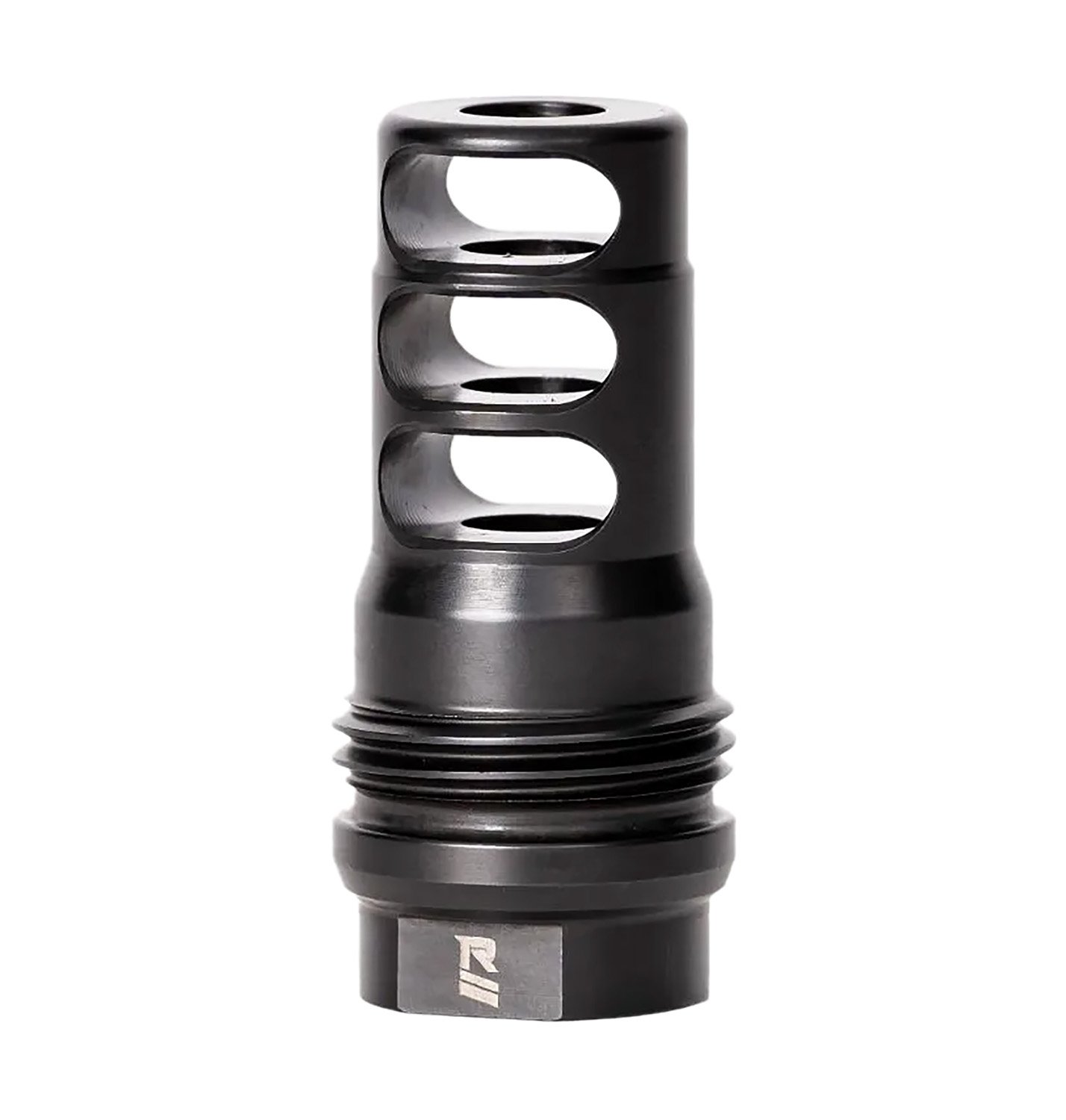 Rugged Suppressor MB011 3 Port Brake Black with 1/2"-28 tpi Threads & 2.16" OAL for 5.56x45mm NATO Radiant762, Surge762, Razor762 & Micro30 Suppressors